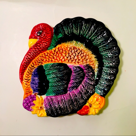 Bella Casa by Ganz Turkey Dish - Picture 1 of 5